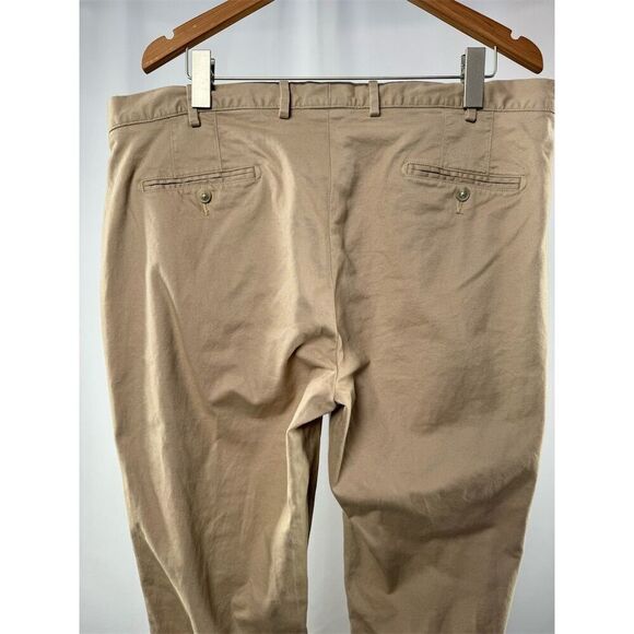 Peter Millar Men's Pima Cotton Flat Front Chino‎ Pants in Beige Size 38 x 34 - Picture 4 of 7